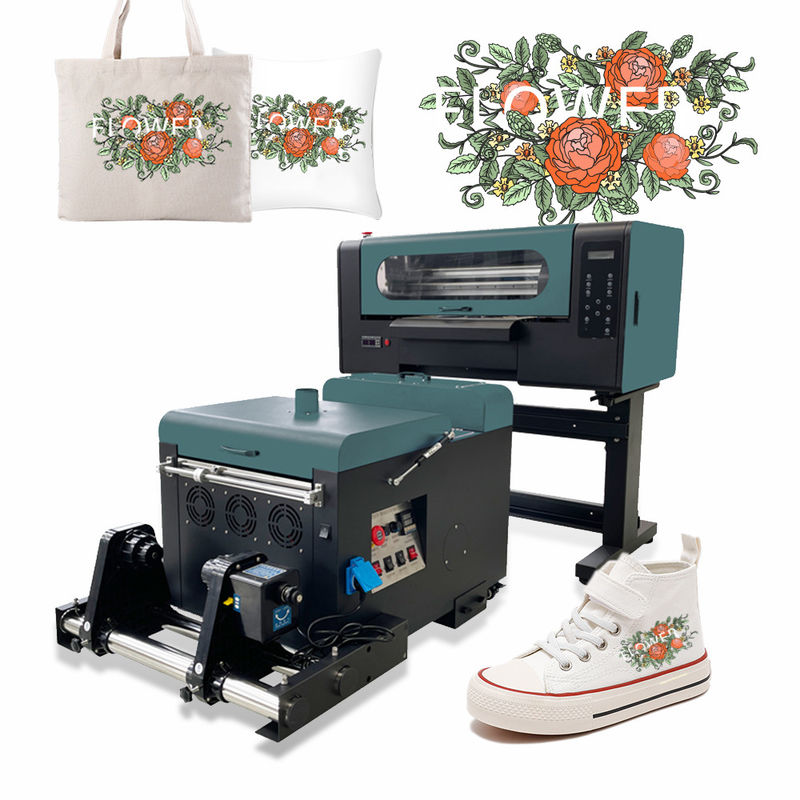 A3 maat 30 cm digitale Dtf printer T-shirt printmachine met twee Epson I3200 printerkoppen