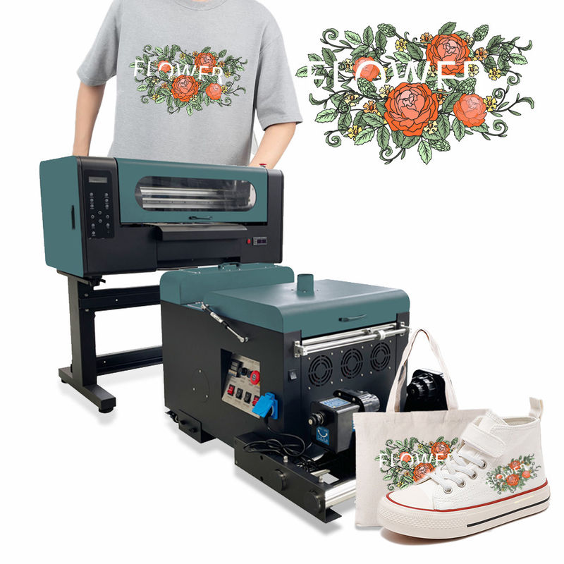 Digitale DTF-printer in A3-formaat T-shirtdrukmachine met twee Epson XP600-printerkoppen