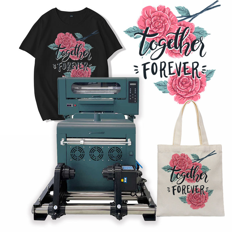 DTF inkjetprinter met dubbele Epson F1080 printkoppen