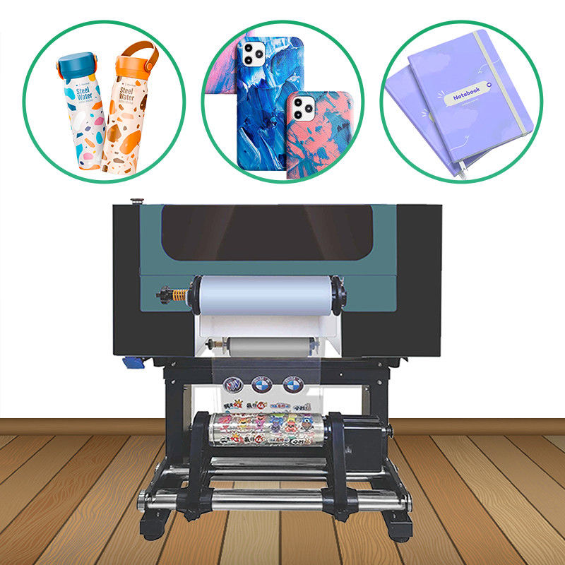 30 cm UV Dtf Transfer Printer Xp600 Head UV Dtf Roll To Roll Printing Machine