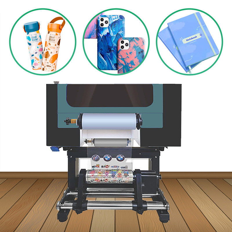 300 mm roll to roll UV printer Dtf All in one Dtf printer met 2 Xp600 koppen