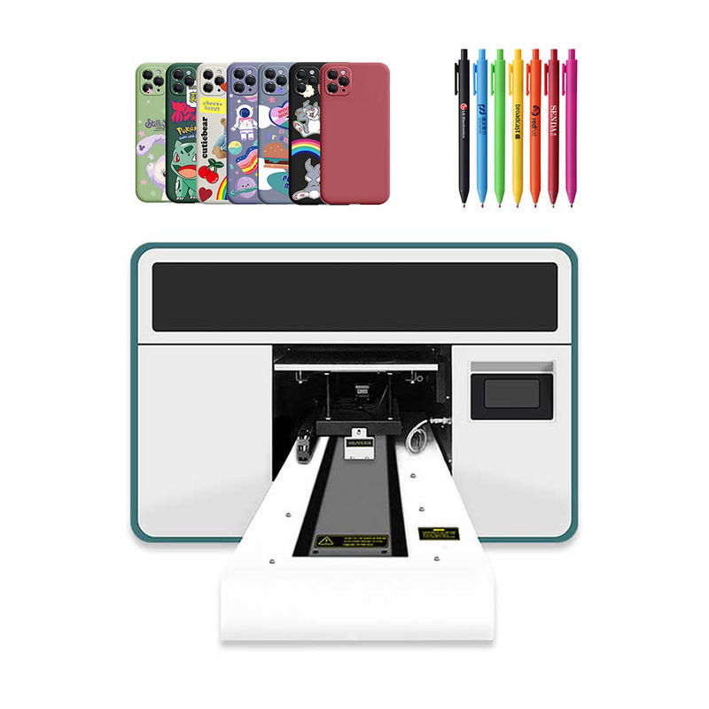 U1HD Printhead UV Hybrid Printer A3 Grootte 3D Telefoon Case Printing Machine