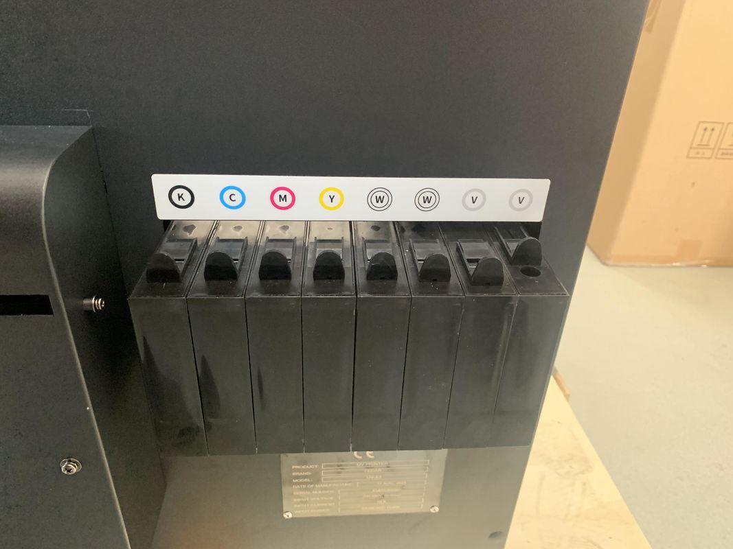Hoogresolutie A3-grootte UV-hybride roll-to-roll-drukmachine met Epson-koppen
