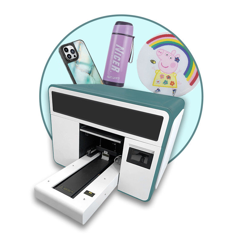 A3 grootte UV Flatbed Inkjet Printer Led Flatbed Inkjet Waterfles Printing Machine