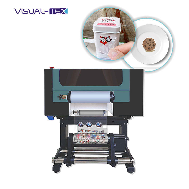 Luchtkoelend UV DTF-printer AB Film A3 UV Flatbed Lack Printer voor telefoonhoes Flesglas