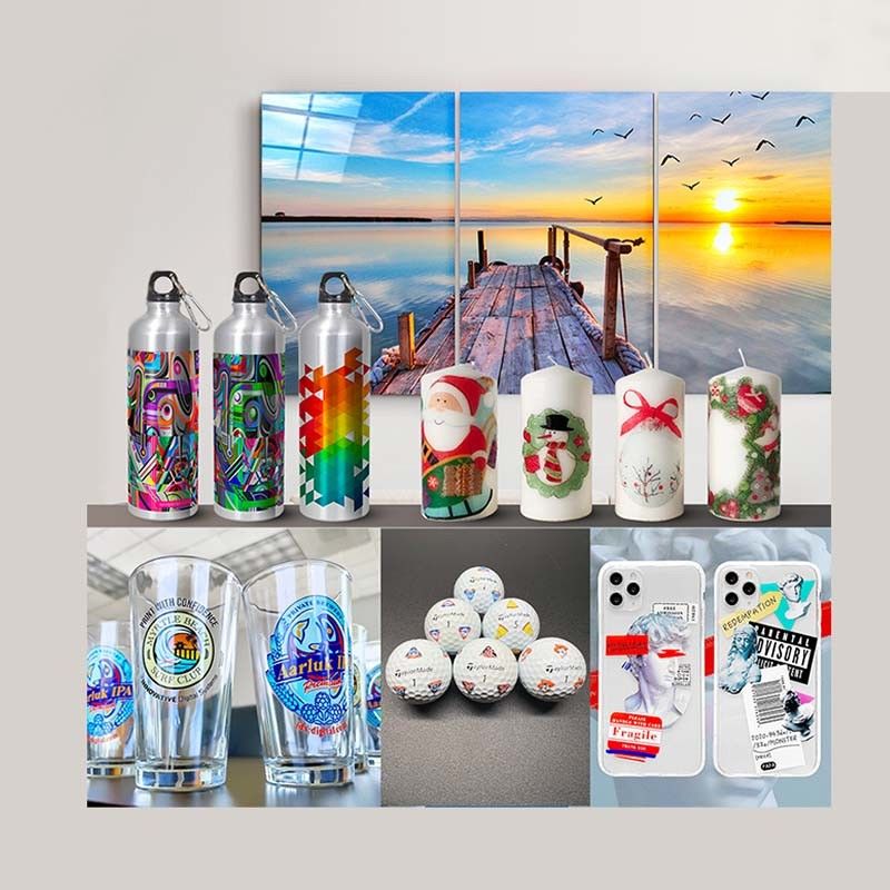 Hoge snelheid 3m2 UV hybride printer voor maximale resolutie 297*420 mm met PP PF Rip Software