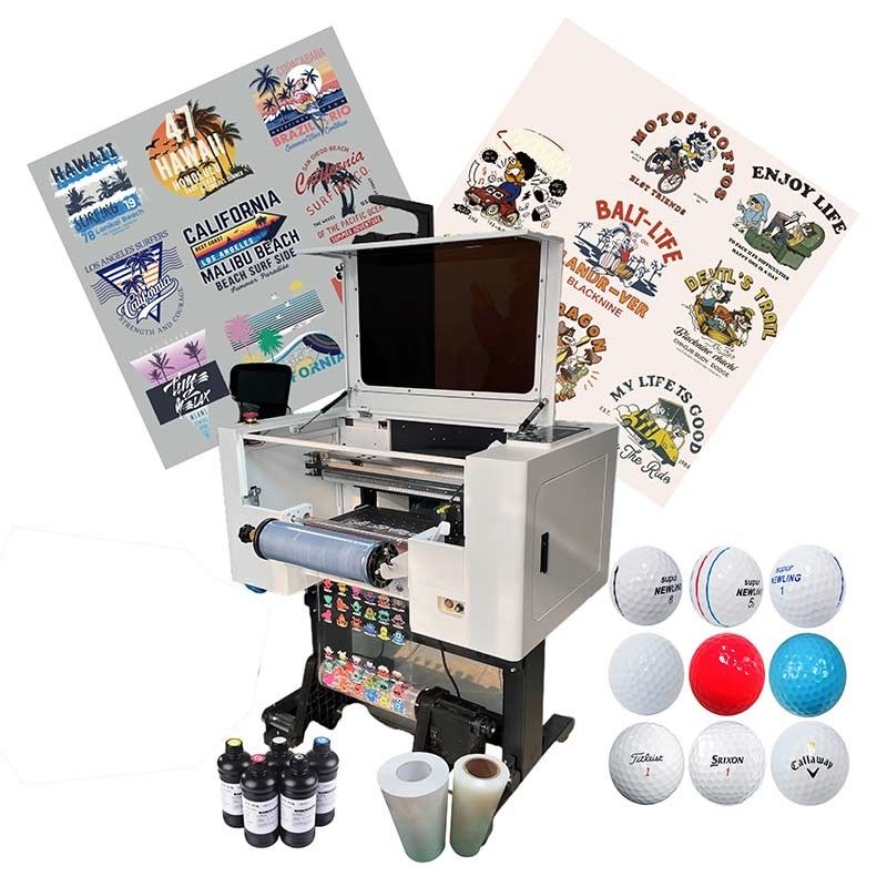 Fabriek 30cm UV DTF printer A3 UV DTF printer met laminatie voor sticker