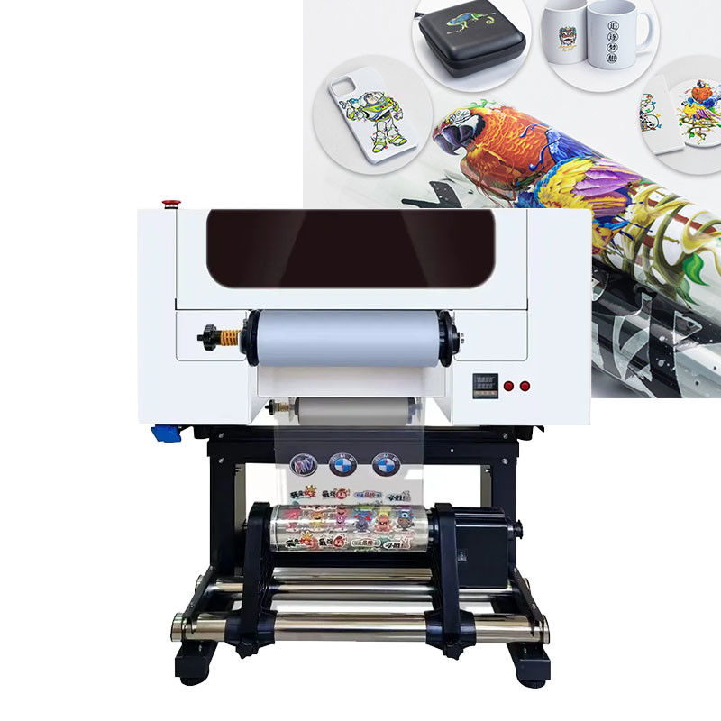 30 cm UV-Roll Dtf printer voor het afdrukken van stickers met dubbele Xp600-kop