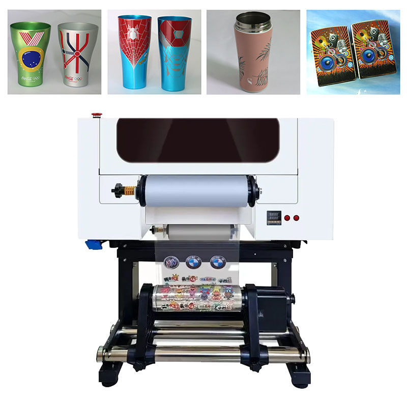 A3 UV DTF-printer 30cm AB Film I3200 Koppen All In One Roll To Roll UV DTF-printer met laminatorprinter