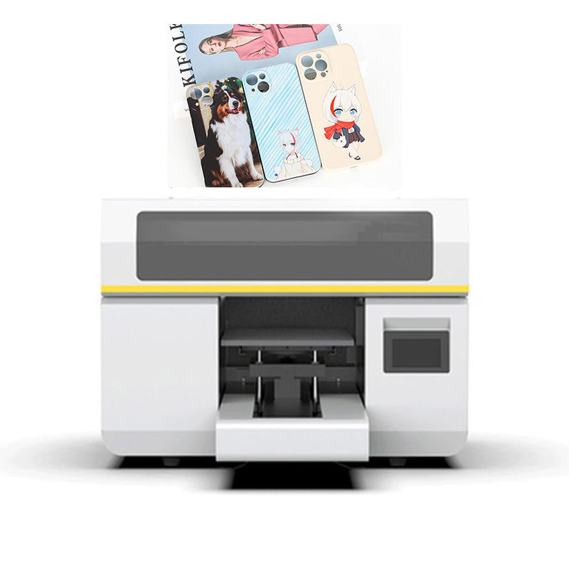 K/C/M/Y W V Ink Color A3 UV Printer met S1-HD Print Head en 300x475mm Platform Grootte