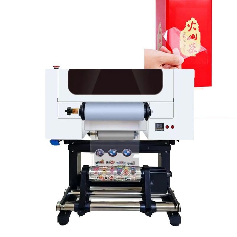 30cm UV DTF printer Roll To Roll A3 UV DTF printer met laminaat voor plakker