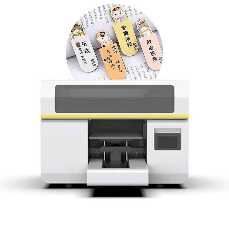 UNI-A3 platbed UV-printer met UV-inkt 8 kleuren printer