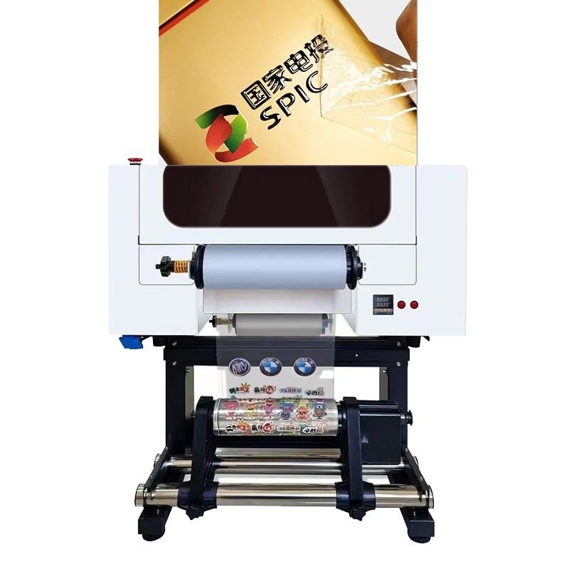 30 cm UV DTF-printer rol tot rol A3 UV DTF-printer voor fles acrylplastic