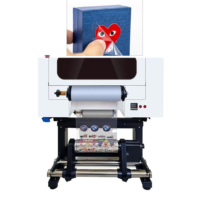 A3-grootte UV DTF-printer 30cm 60cm UV DTF-printer Film AB voor het afdrukken van kristallen etiketten