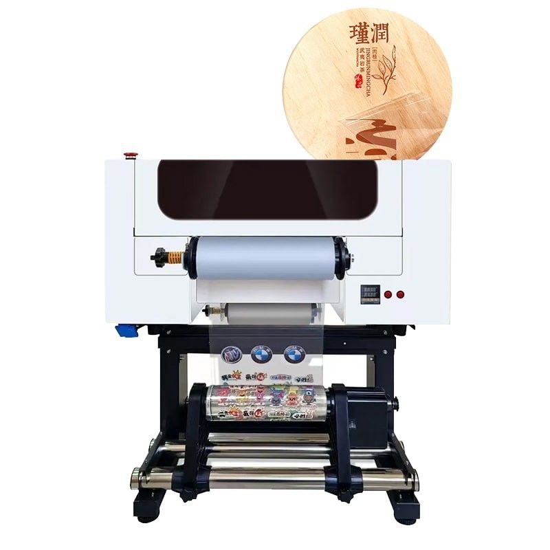 30 cm UV DTF-printer Roll To Roll A3 UV DTF-printer met twee XP600-koppen