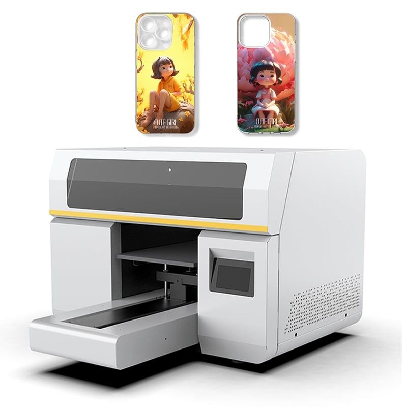 3D-bureaublad 300 mm fles Flat Bed UV-printer Telefoonhoesprinter voor thuisgebruik