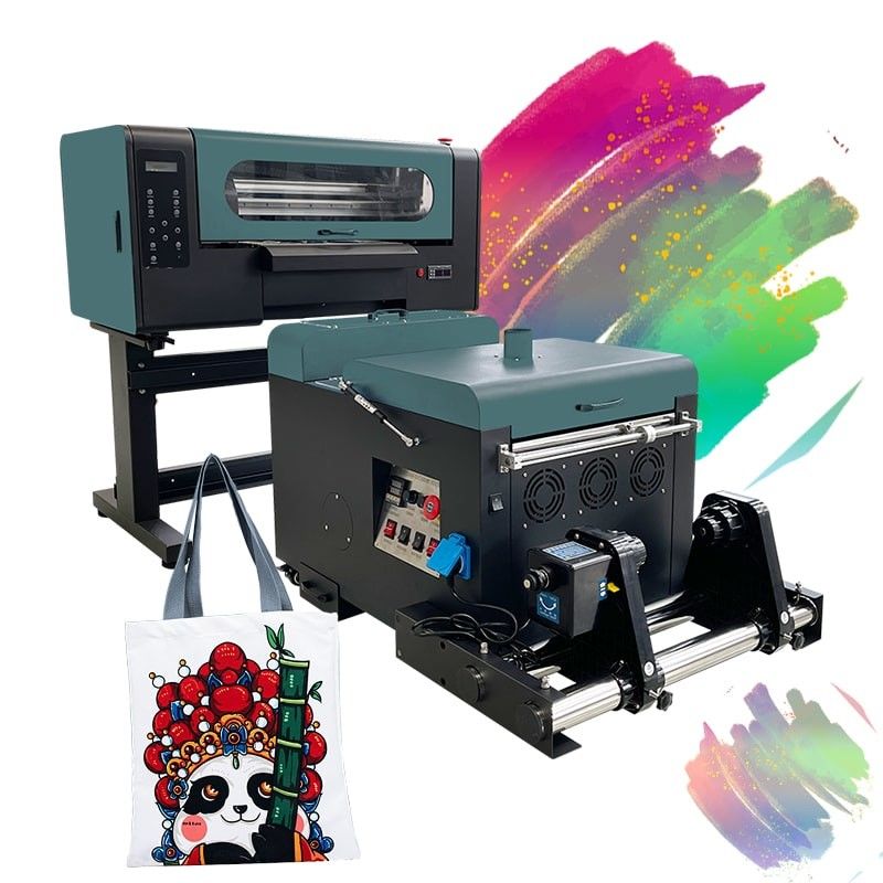 Kleine grootte 300 mm afdrukbreedte DTF-printer met 2 Epson F1080 koppen in goede kwaliteit