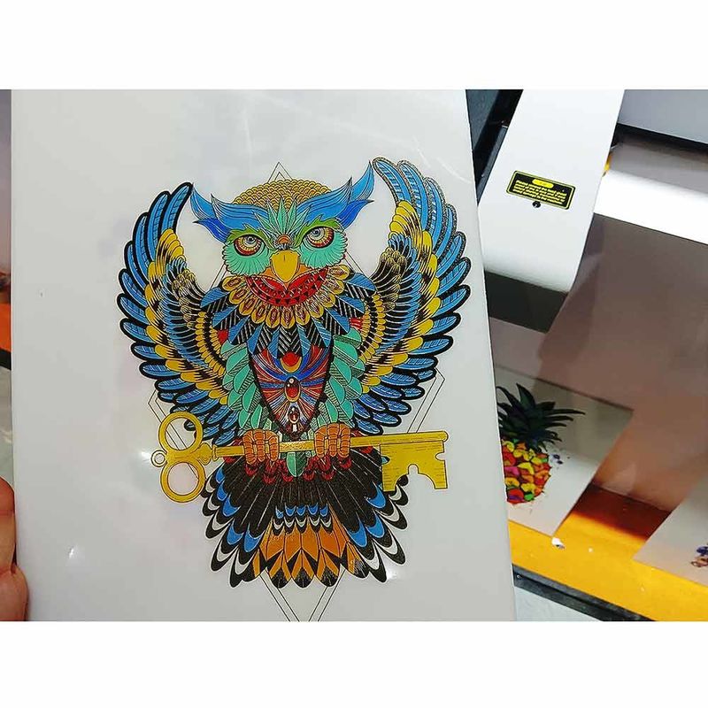 A3 UV-printer voor rollend materiaal platgelegen cilindrische flessen Telefooncases Printmachine