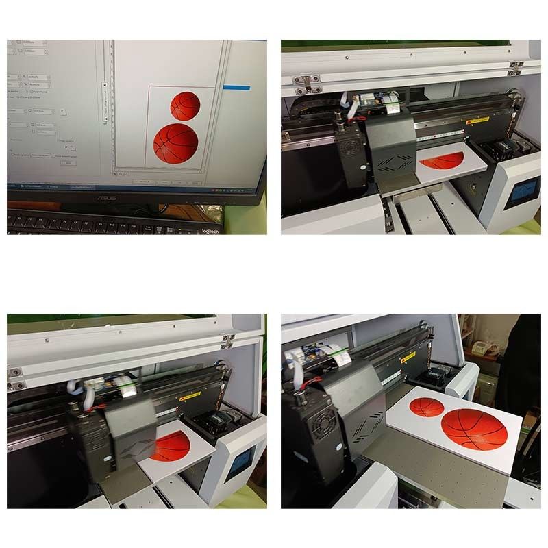 Originele I3200-U1HD 8-kanaals UV-hybride platte drukmachine voor flessen