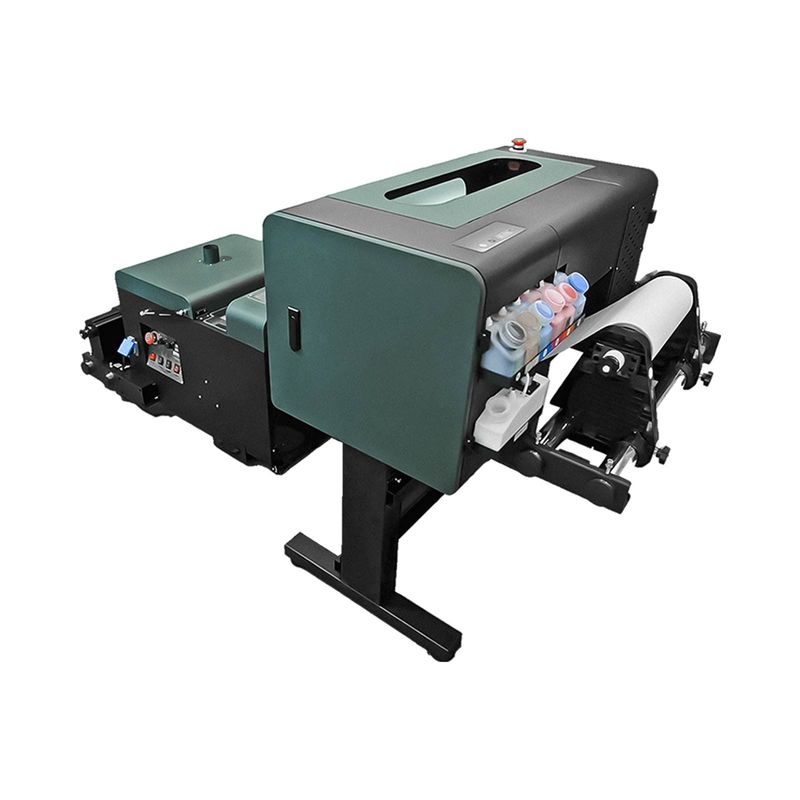 A3 inkjet DTF-printer en poederschuifmachine voor kledingdruk / hoedendruk