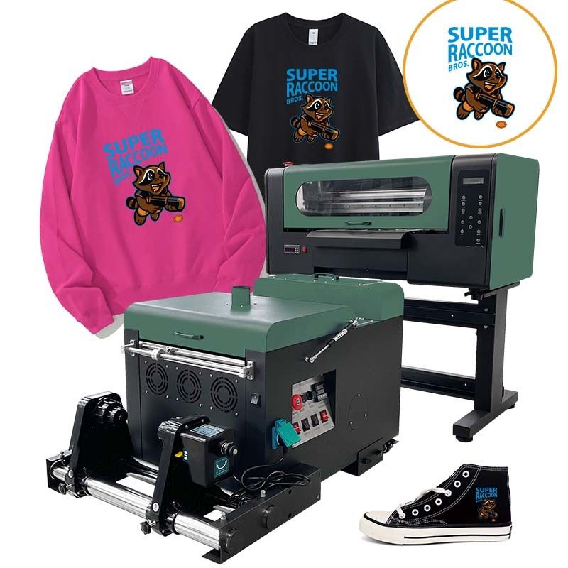 Fabriek Dual Head A3 DTF Printer 30cm DTF Printer T-shirt Digitale drukmachine
