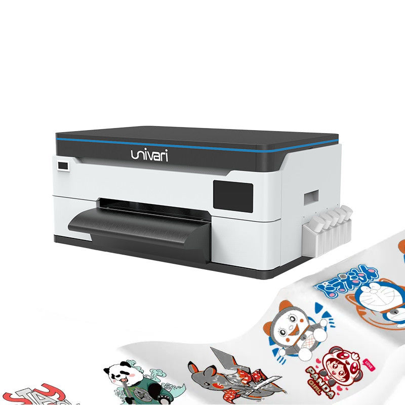 Compact A3-formaat Laminating Auto Desk DTF Transfer Machine Inkjet UV DTF Printer Met F1080 XP600 Hoofd T-shirts Printing