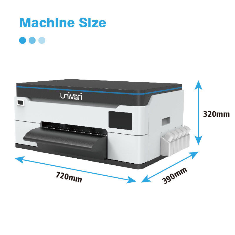 Compact A3-formaat lamineren Auto Desk DTF Transfer Machine Inkjet UV DTF Printer met F1080 XP600 hoofd