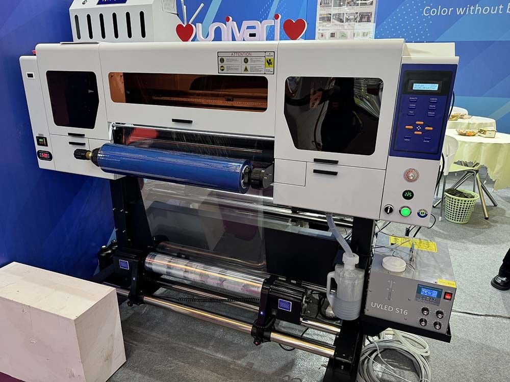 A2 A3 Digitaal 60 cm DTF Sticker UV Printer Glas Metalen Printer Met 13200 U1 Hoofd