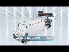 24 inch DTF-printer Vier I3200 Roll To Roll Pet Film DTF-printer met 60cm DTF-poeder S
