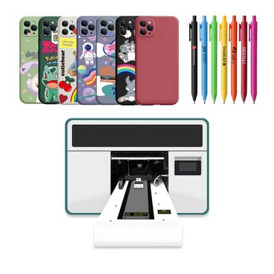 Leder A3-grootte UV-hybride printer UV-platbed inkjetprinters 3D-printer