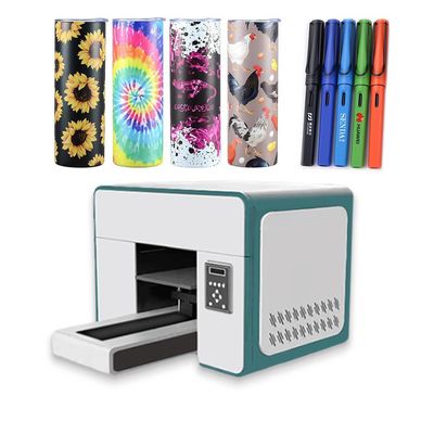 Cup Cylinder Uv A3 Printer A3 Kleine Desktop Uv Flatbed Printer Acrylfles