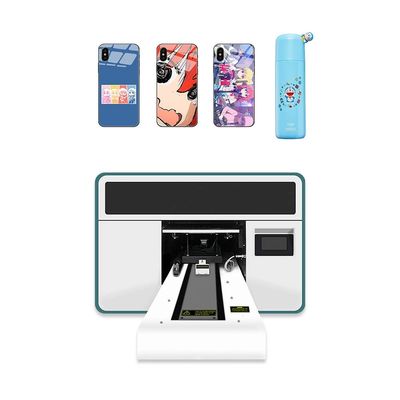 Dubbele koppen 1440dpi UV hybride printer Golf Pen Uv Led Flatbed Printer