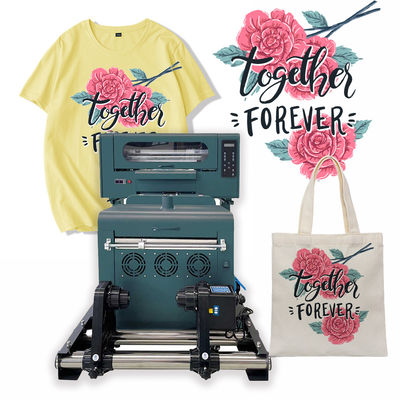 300 mm T-shirtdrukmachine DTF Inkjet-drukmachine met shaker en droger