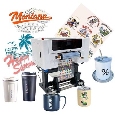 2024 Populaire A3 Roll UV DTF Printer 30cm UV DTF Printer Crystal Label Sticker Printing