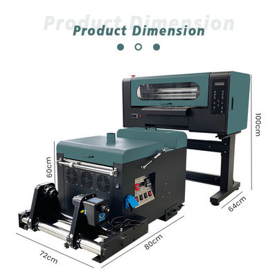 Digitale DTF-PET-filmprinter met dubbele Epson F1080-koppen