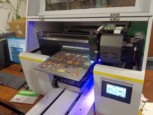 PVC/acylische/flessen/filmdrukmachine met een enkele Epson I3200-U1HD UV-hoofdprinter