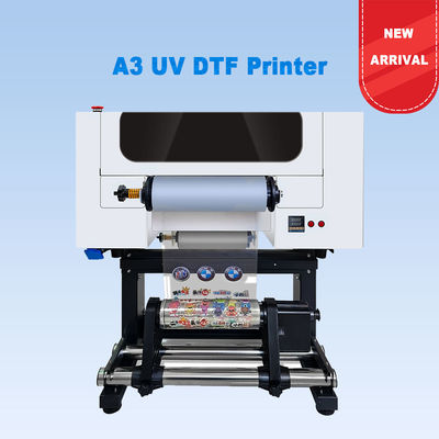 A3 UV DTF-printer Logo Printing 30CM Roll to Roll UV DTF-printer met laminaat voor sticker
