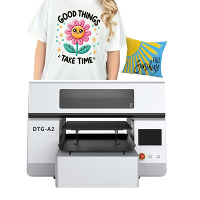 Direct naar kledingprinter A2-grootte High-Speed DTG voor bulk kledingdrukken