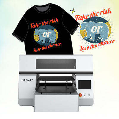 Top 2025 DTG-printer voor kledingstukken 4 kleuren 1 wit Direct naar kledingstukken Printer