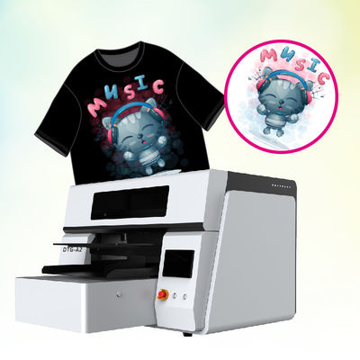 DTG T-shirt printer voor donkere stoffen Direct naar kledingstuk Wit inkt ondergrond systeem